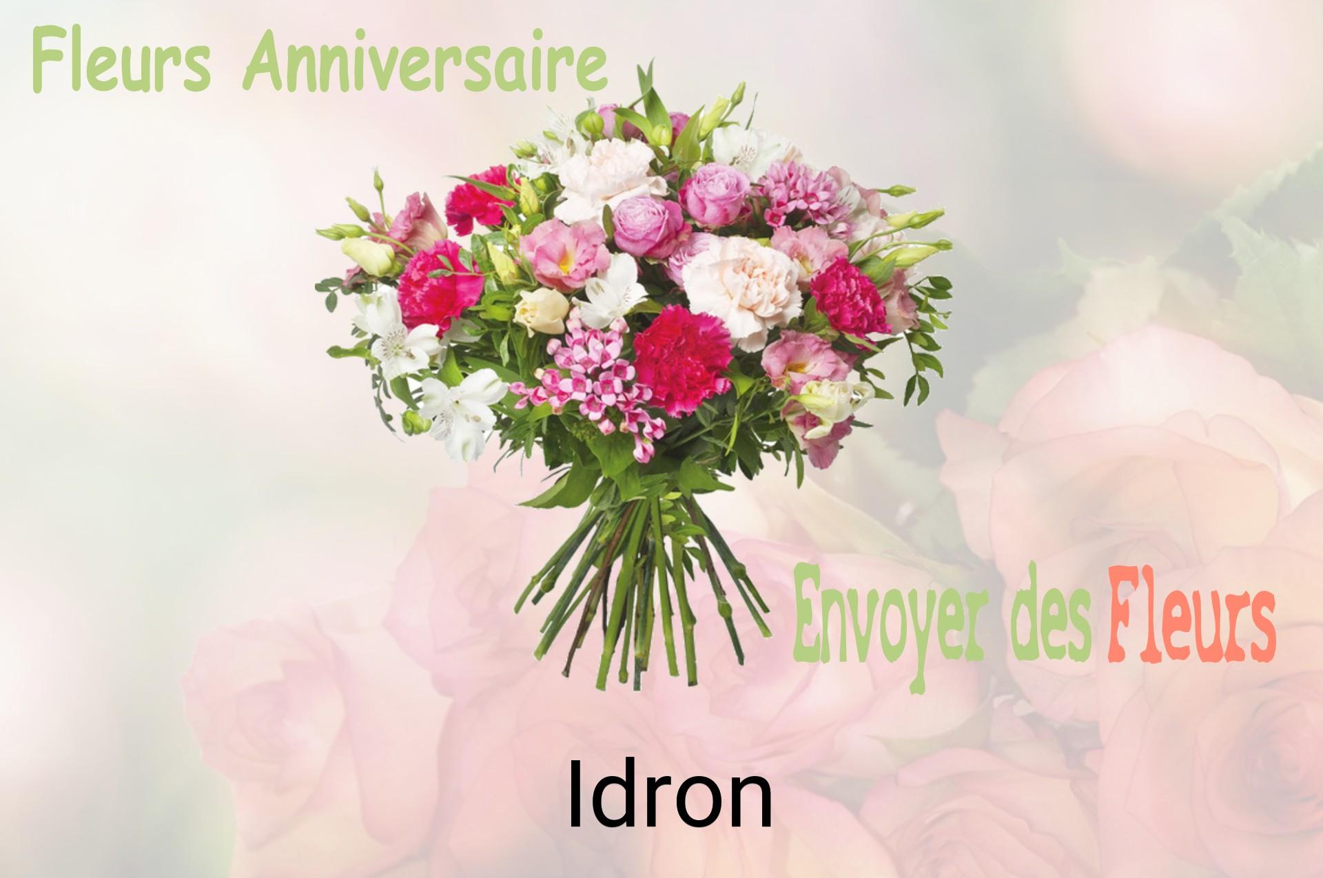 Bouquet de fleurs d’anniversaire livré à Idron