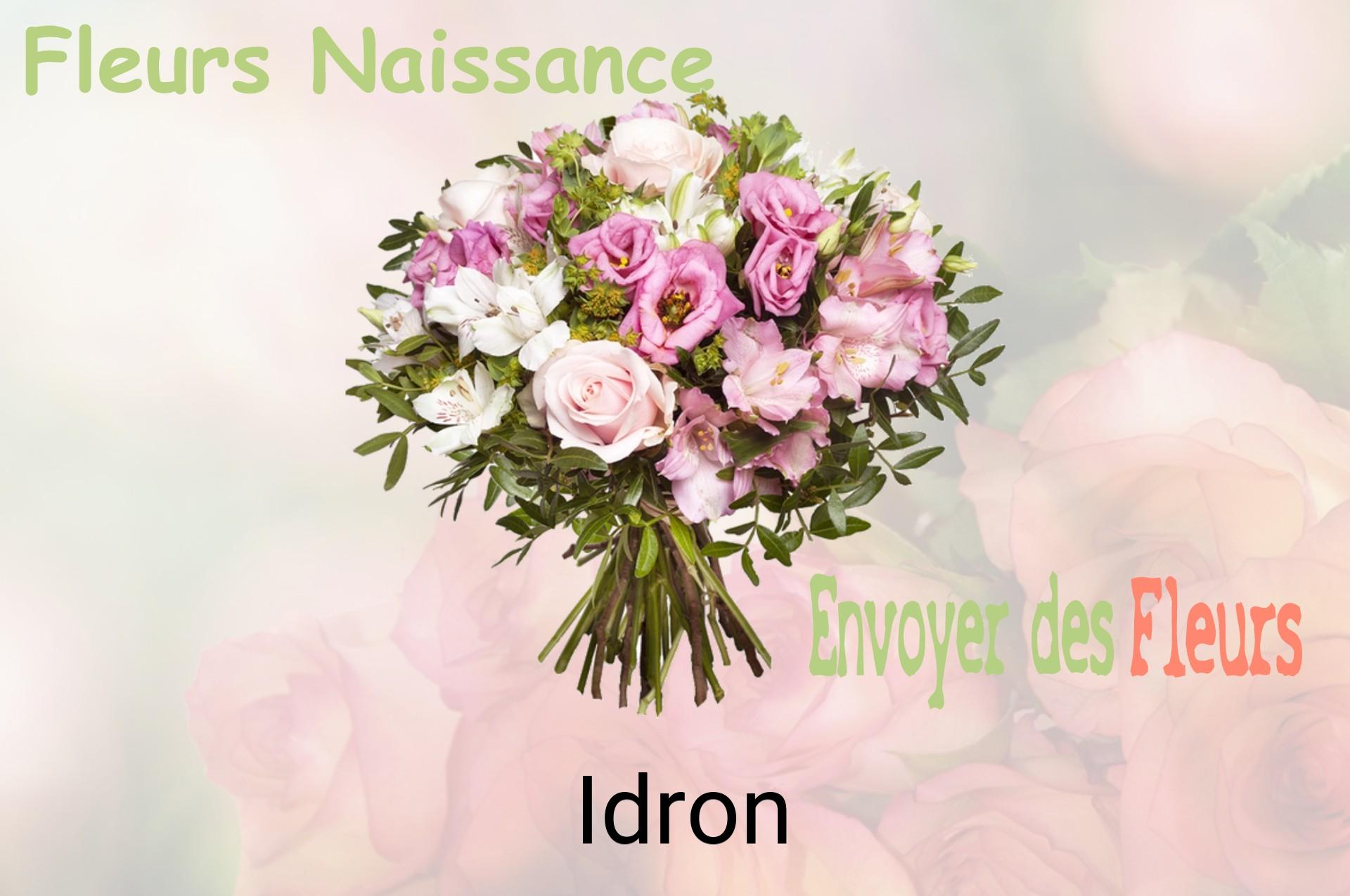 Bouquet de fleurs de naissance livré à Idron